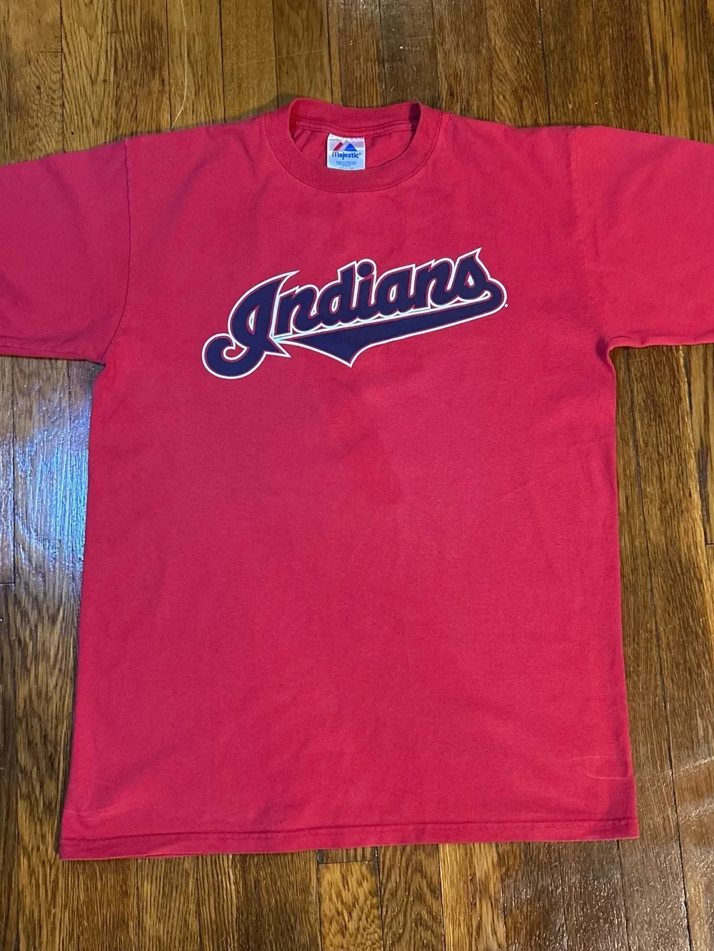 Kenny Lofton Cleveland Indians Majestic Jersey MLB T-shirt Size Large